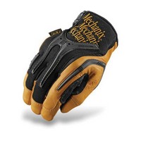 Mechanixwear CG40-75-009 Mechanix Wear Medium Black And Brown CG Heavy Duty Full Finger Leather And Rubber Mechanics Gloves With
